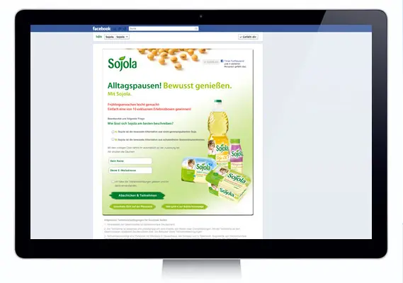 Sojola Facebook Gewinnspiel
