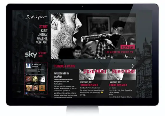 Bild zum Cafe Schäfer Redesign