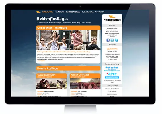 HeldenAusflug Relaunch