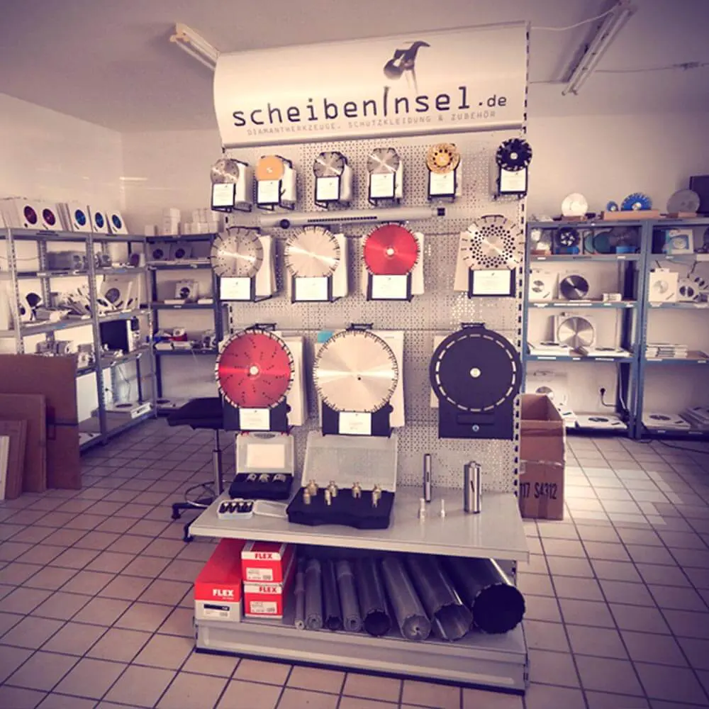 Foto von diversen Diamanttrennscheiben.