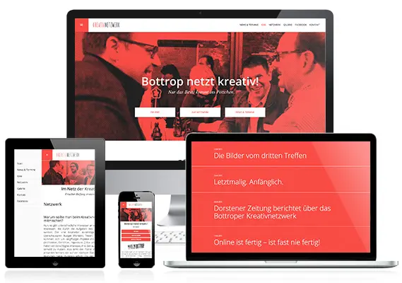 Kreativnetzwerk Bottrop Website