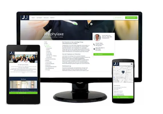 Zahnarztpraxis Prof. Dr. Jochum Website Redisign