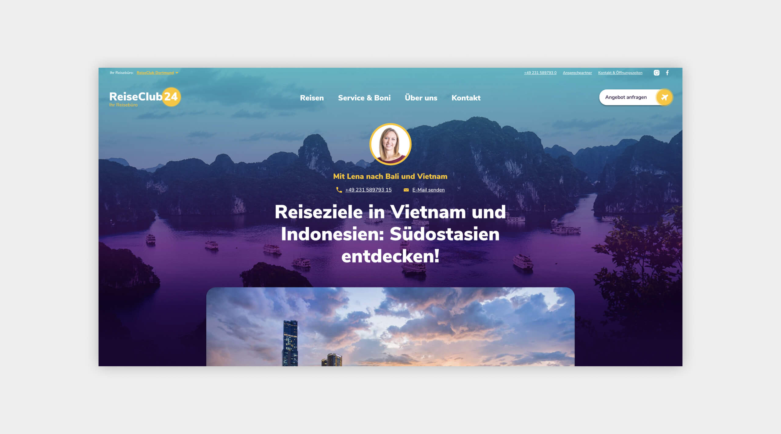 Auszug als Screenshot eines Reiseberichts auf der Website vom ReiseClub24.