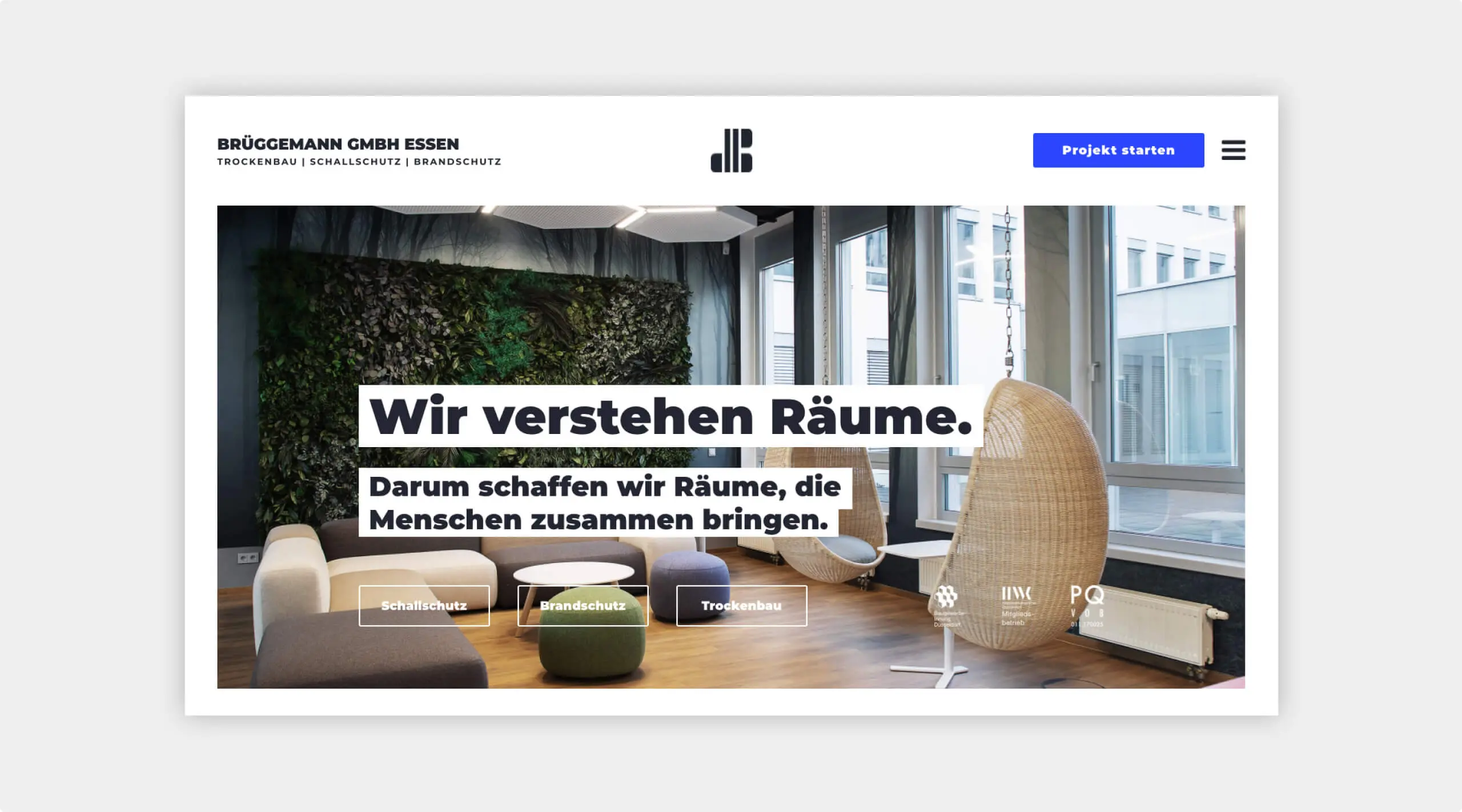 Brueggemann Schallschutz Essen Startseite Internetseite