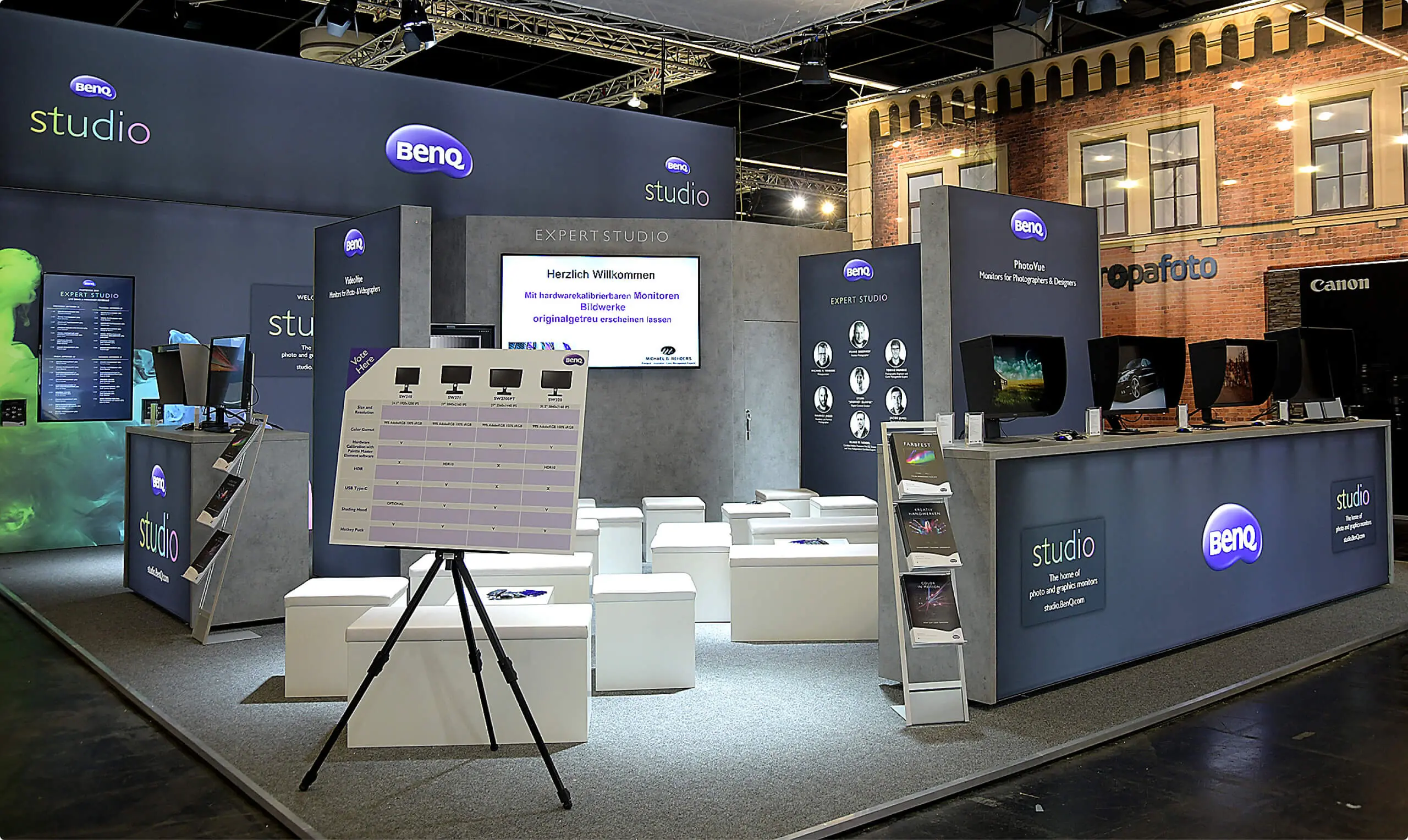 Foto vom Messestand BenQ.