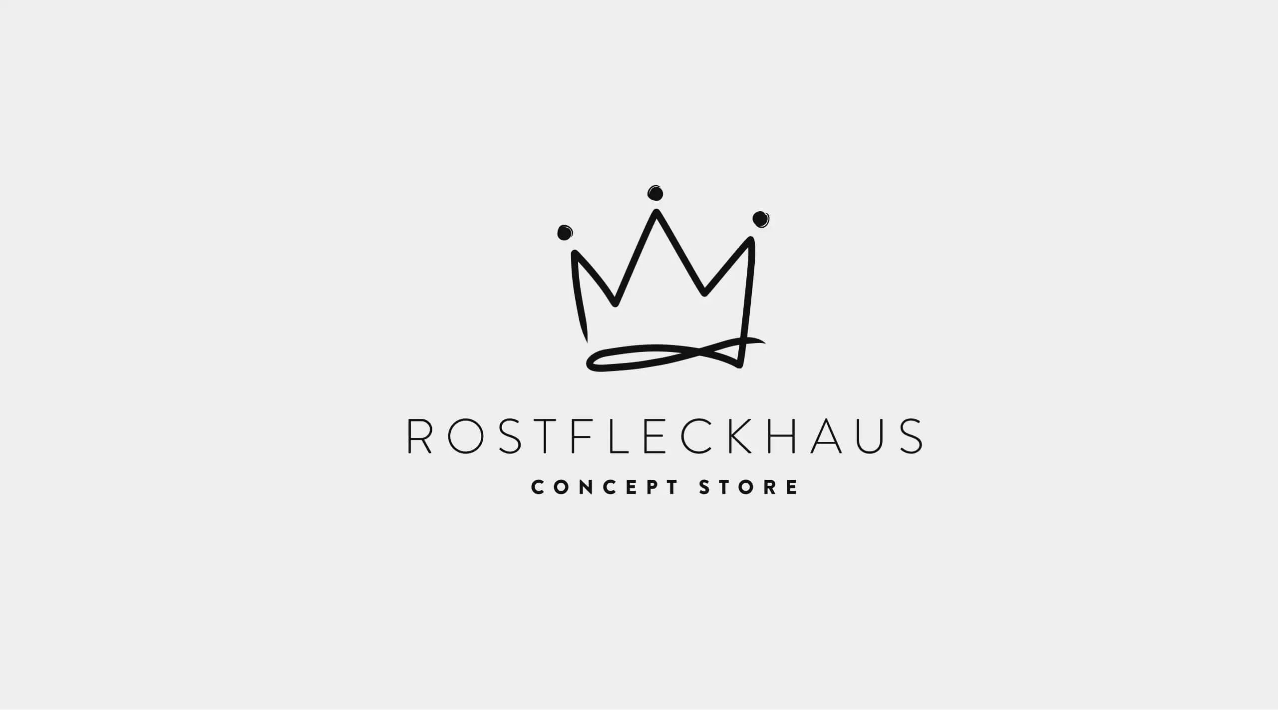 Darstellung des Rostfleckhaus Logos.