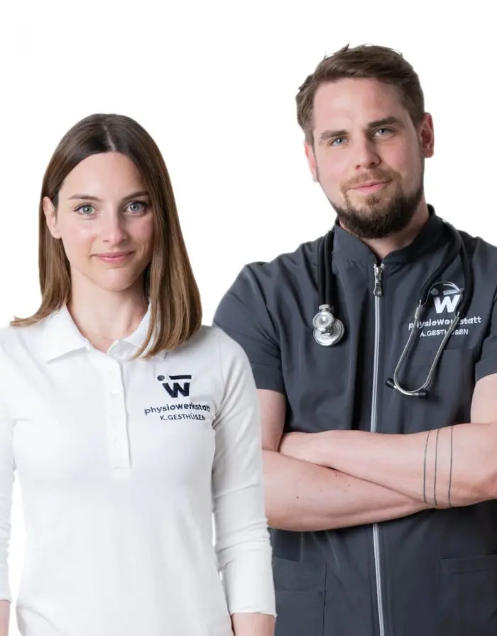 Portrait von Alexander und Katja von der physiowerkstatt.