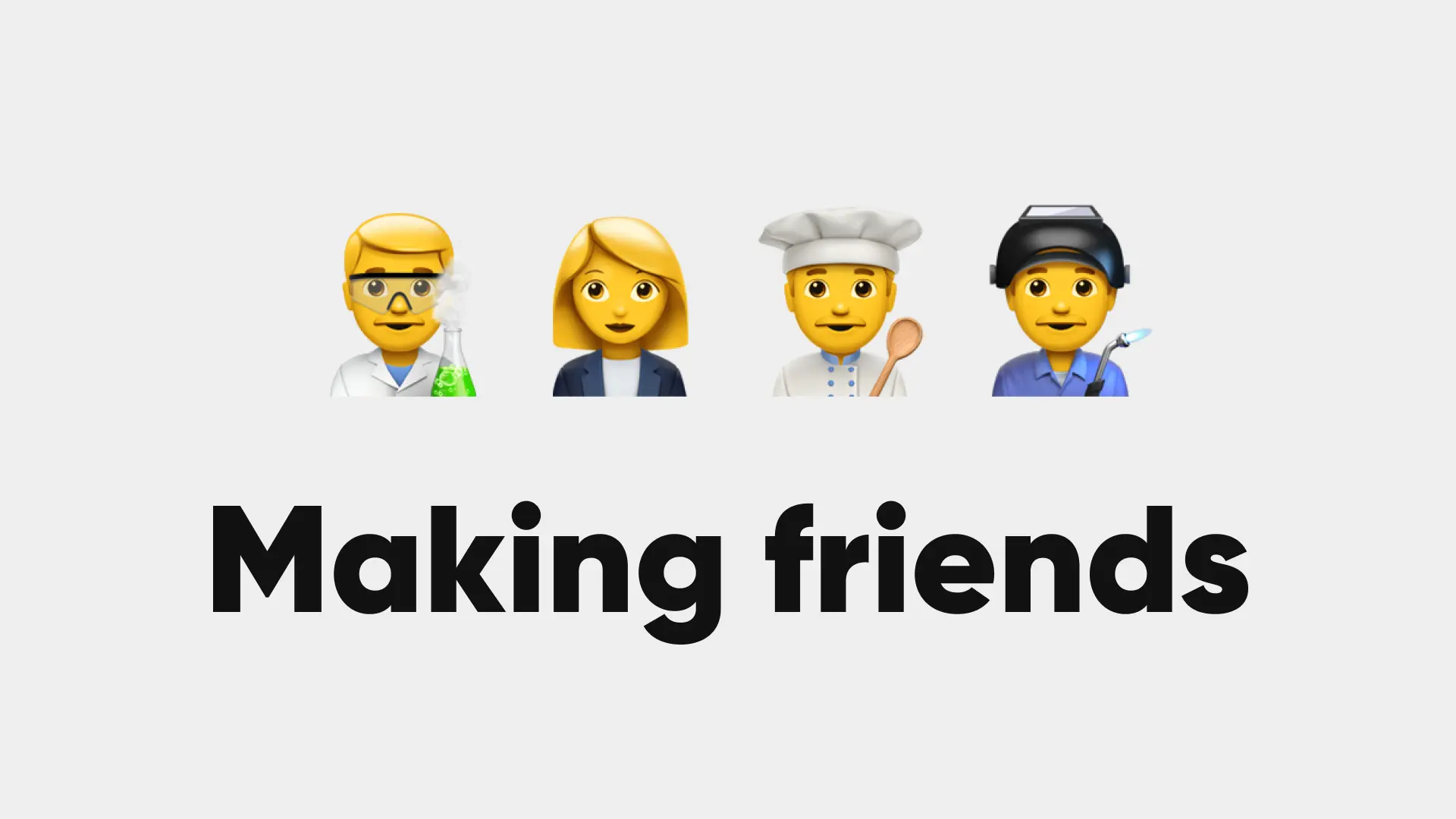 Making friends - Eine Corporate Website ist pures Teamwork.