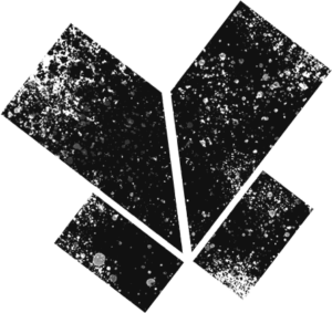 Vielfalter Logo mit Grunge-Effekt.