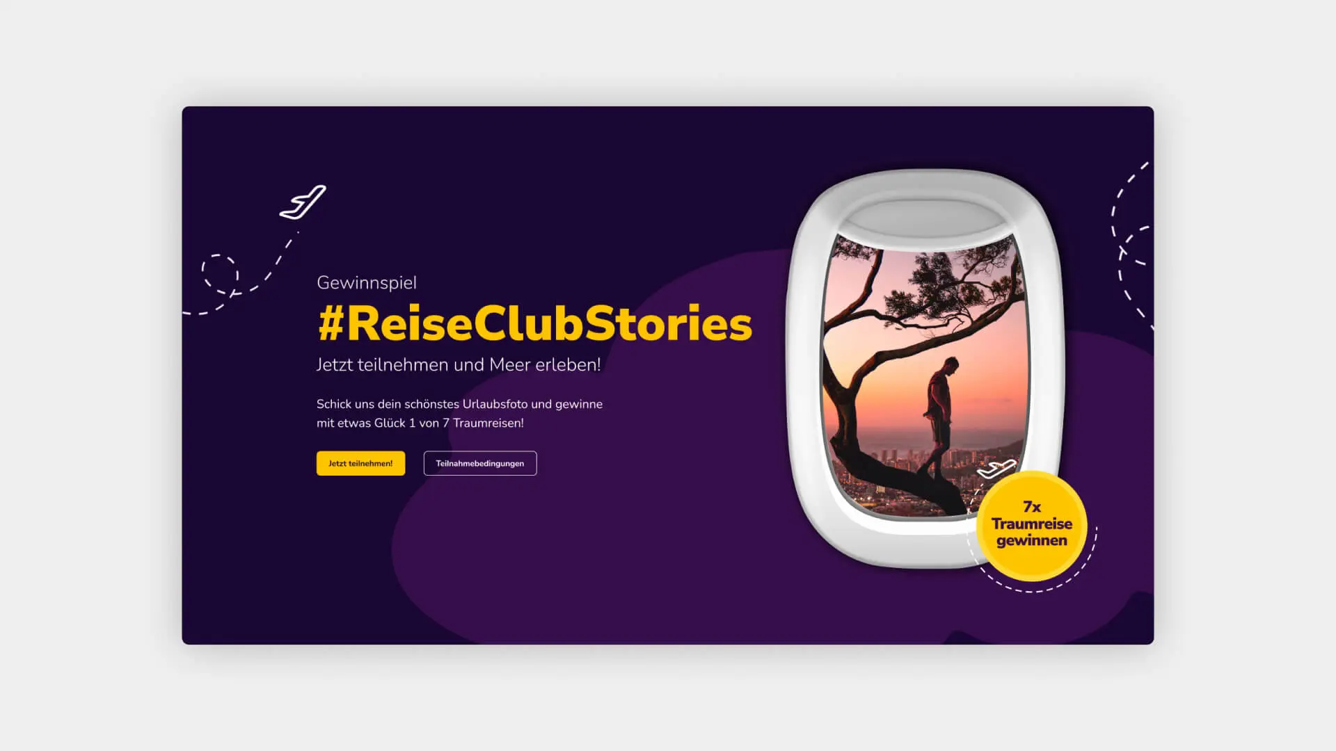 Gewinnspiel vom ReiseClub.
